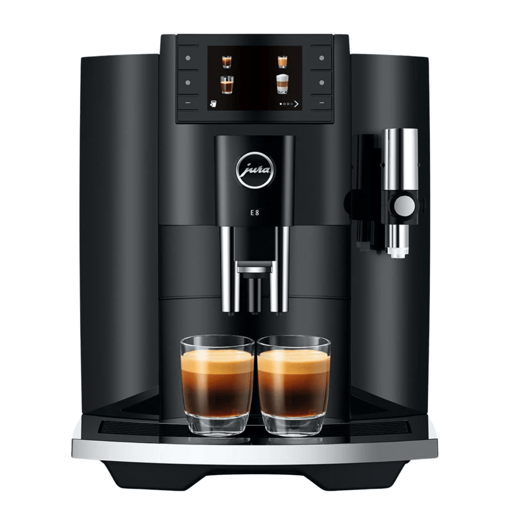Jura E8 Piano Black Advanced Coffee Machine – Upscale Coffee